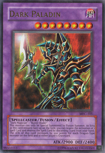 Yu-Gi-Oh Dark Paladin Card